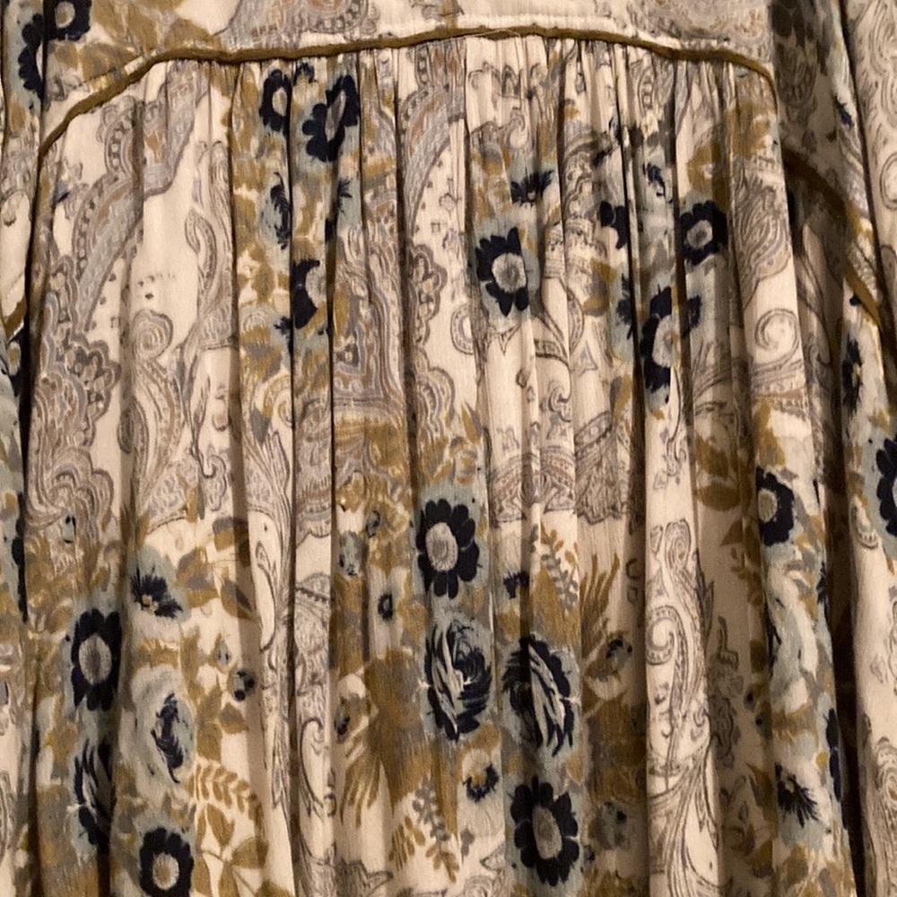Free People ,  Beige, and Blue Women's Kimono - Picture 12 of 14